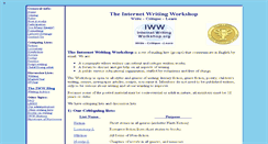 Desktop Screenshot of internetwritingworkshop.org