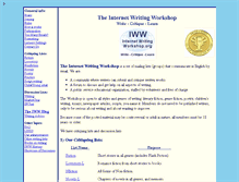 Tablet Screenshot of internetwritingworkshop.org